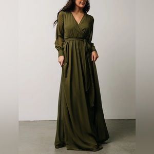 Baltic Born Olive Lydia Maxi Dress